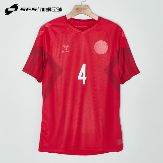 【连印号】SFS Hummel正品2022世界杯丹麦主场球衣球员版短袖埃里克森足球服 商品图0