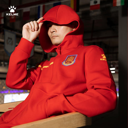 KELME卡尔美 2022秋冬新款西班牙足球训练外套冬训针织外套队服 商品图1