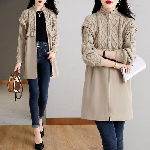 冬季时尚，气质优雅休闲外套HR-XXMS114 商品图3