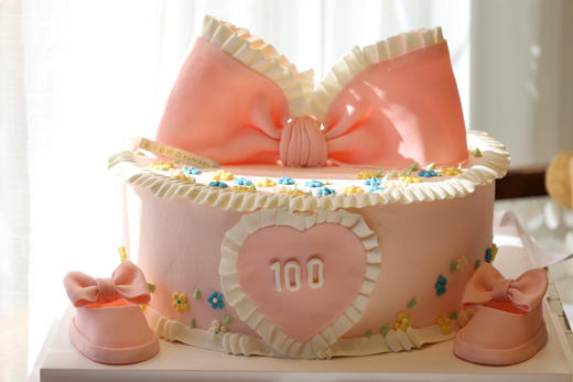 粉色系女宝宝蝴蝶结（图为10寸） 商品图1