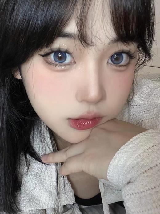 【新】蓝可乐蓝色年抛大直径混血美瞳0～800度 商品图6