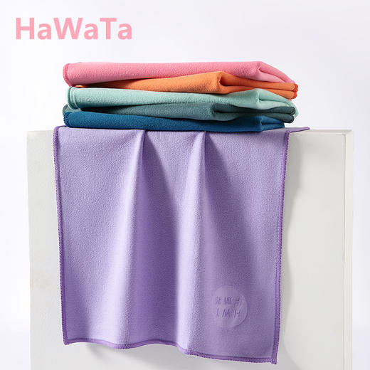 《5送1 12送3》华威特超细纤维止滑瑜伽铺巾/汗巾（无颗粒） 商品图1