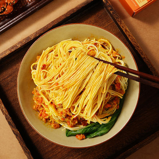 叮馋呀！蟹黄拌面218g*3盒 商品图2