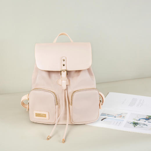 经典翻盖时尚双肩包8705 商品图2