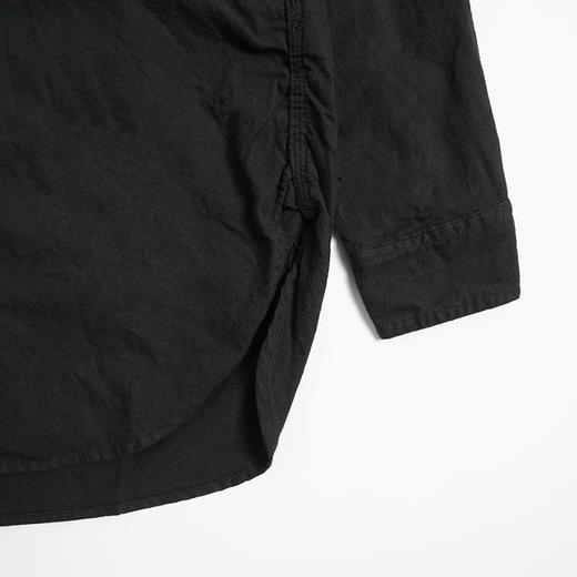 Engineered Garments Work Shirt 黑色法兰绒复古工装长袖衬衫 商品图2