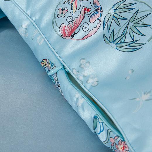 皇锦 印花真丝护颈枕-皮球花HJ11327 商品图4