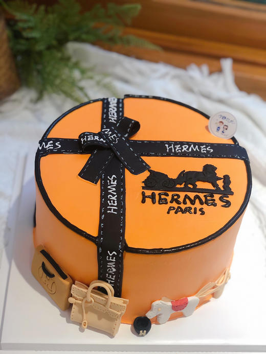 女士翻糖爱马仕包包奶油蛋糕 下单前请仔细阅读商品详情 商品图1