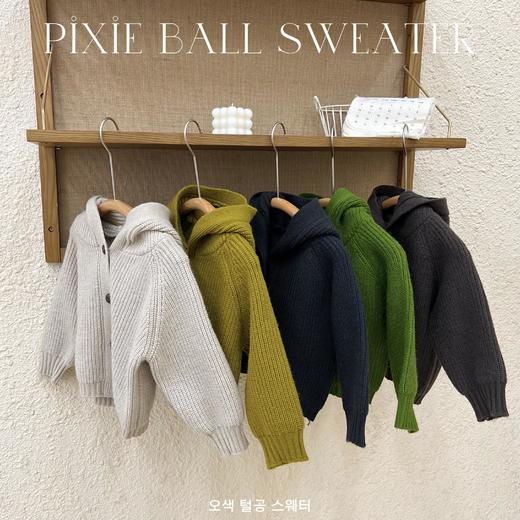 麻衣森活 亲子精灵帽羊毛毛衣外套（儿童款）[福利品] 商品图3