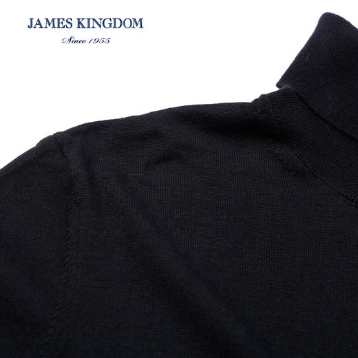 【100%绵羊毛】男士羊毛衫秋冬款打底中青年半高领翻领时尚羊毛衣 商品图3