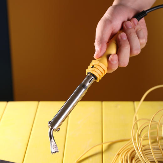 得力DL88100外热式恒温电烙铁弯头100W(黄) 商品图3