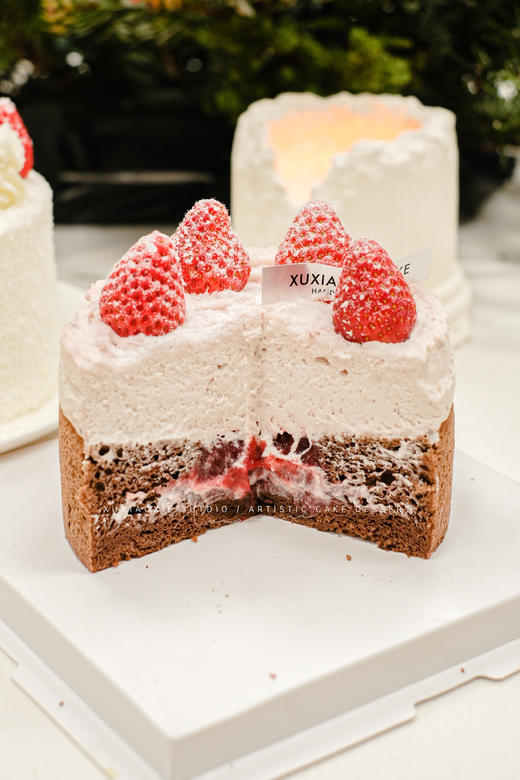 【草莓屋】草莓酸奶奶油爆浆（咖啡可可蛋糕胚？ 商品图3