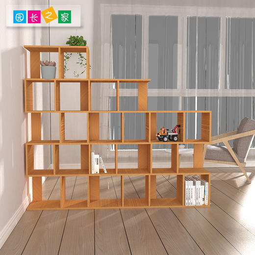 马赛克置物架陈列架幼儿园阅读区简易收纳马赛克落地置物架陈列架 商品图2