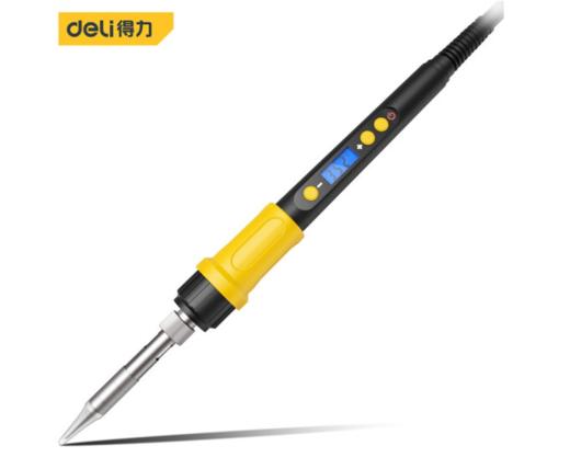 得力DL394090内热式数显调温电烙铁尖头(黄) 商品图0