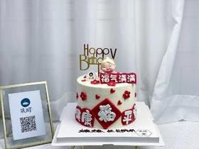 健康·福·平安（图片中老奶奶可以换老爷爷）