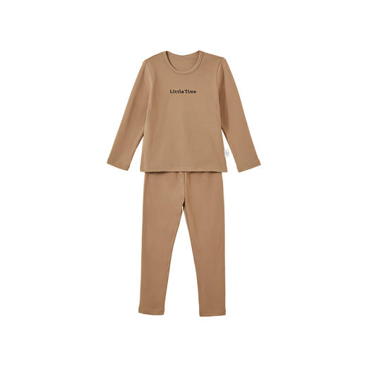 littletime家居服套装秋冬款保暖绒面2022新款儿童睡衣长袖空调服 商品图4