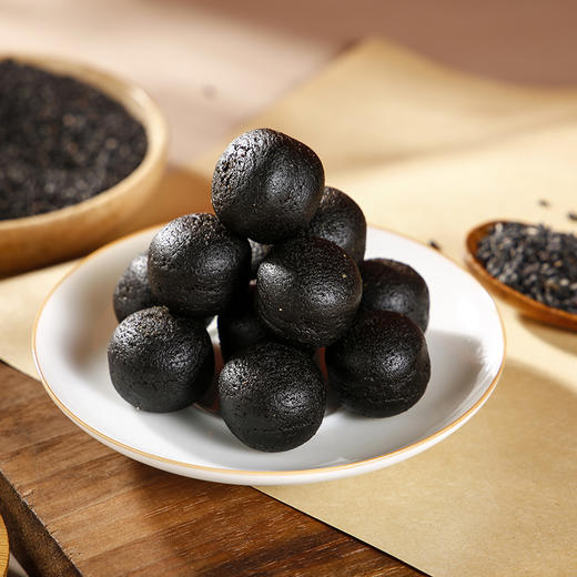 【消费帮扶】安徽六安【和记润元|黄精黑芝麻丸】16粒*9g/盒 口感怡人 美味营养 商品图1