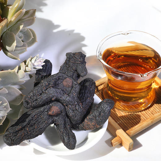 【消费帮扶】安徽六安【和记润元|九制黄精黄精茶】礼盒装30袋*9g/盒  黑亮透油 健康之选 商品图1