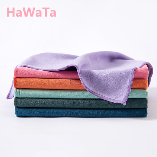 《5送1 12送3》华威特超细纤维止滑瑜伽铺巾/汗巾（无颗粒） 商品图2