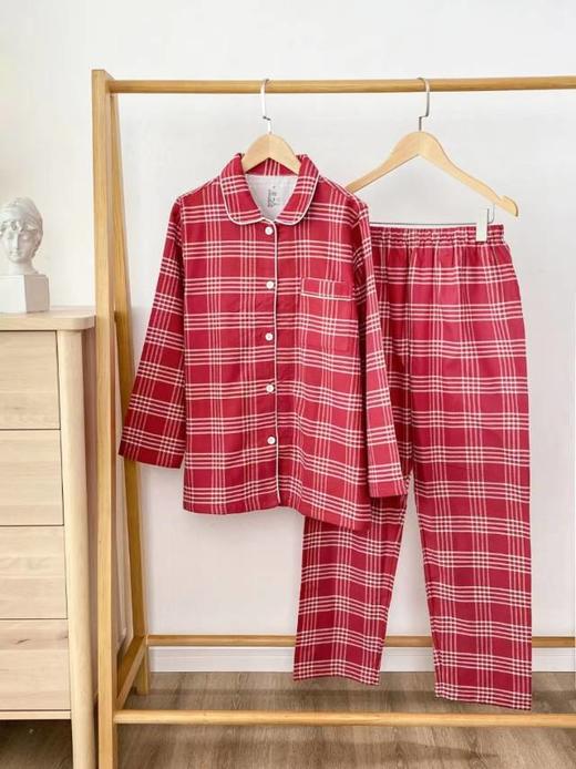 UCHINO内野 100%棉法兰绒情侣款家居服套装[福利品] 商品图1
