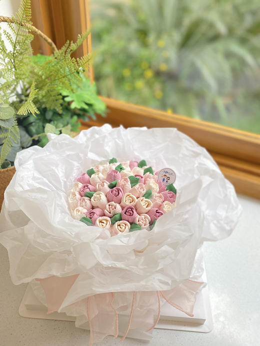 奶油花束蛋糕 下单前请仔细阅读商品详情 商品图0