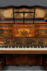 独角鹿西洋古董法国MONTAL PARIS签名铜鎏金细木镶嵌立式钢琴 商品缩略图4
