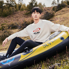 卡尔美休闲男圆领套头卫衣