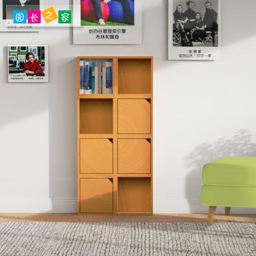 方格收纳柜幼儿园小空间落地自由组合格子柜带门镂空方格收纳柜 商品图2