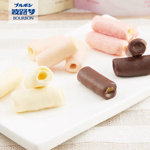 波路梦迷你蛋糕卷70g巧克力牛奶草莓西式糕点心小吃蛋卷休闲零食 商品图3
