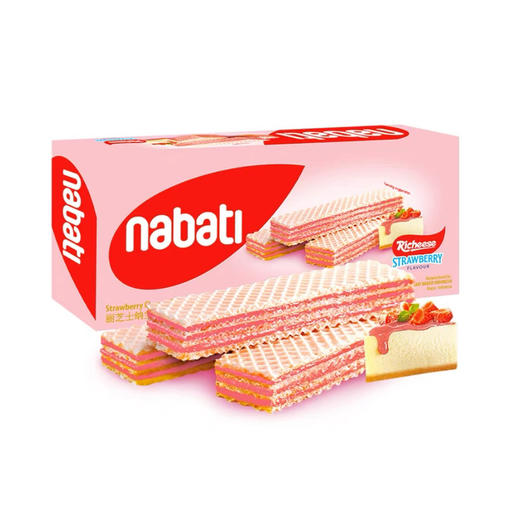 D085 丽芝士纳宝帝草莓蛋糕味威化饼干 商品图0