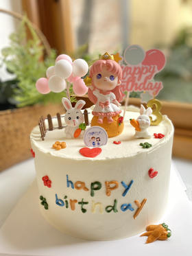 星星女孩奶油蛋糕 下单前请仔细阅读商品详情