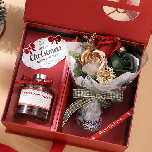 「数款可选！浪漫圣诞礼物」圣诞礼物永生花香薰礼盒 创意节日礼品伴手礼送礼物圣诞节礼盒 商品图2