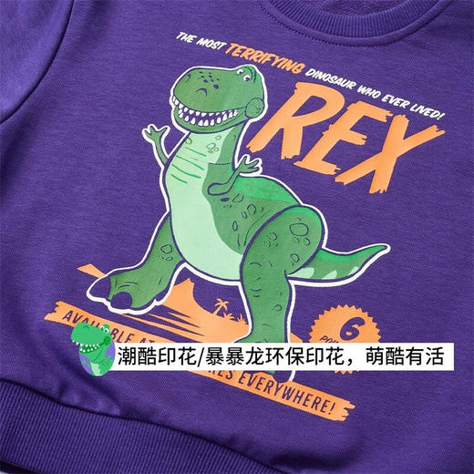 【商场同款】迪士尼童装男童卫衣秋季新品卡通简约酷帅休闲套头上衣 商品图4