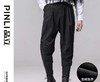 PINLI品立收脚哈伦休闲长裤男装新款高街ins潮B212517360 商品缩略图0