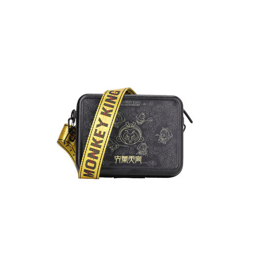 斜挎包女百搭ins流行硬壳小包大容量单肩包新款男包大闹天宫原创设计 商品图0