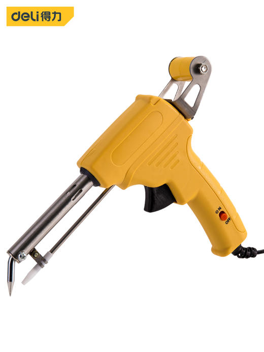 得力DL394045外热式恒温焊锡枪60W(黄) 商品图0