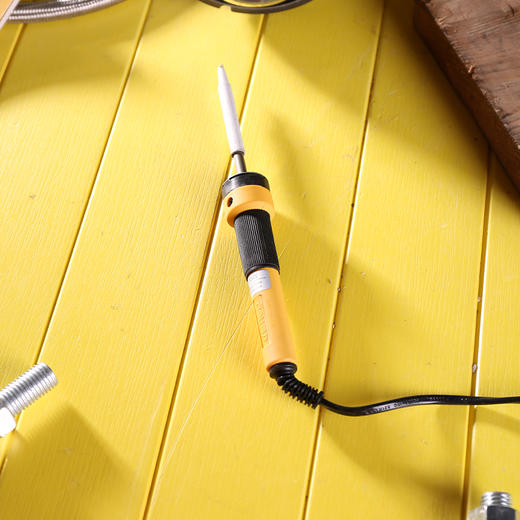 得力DL88035A内热式恒温电烙铁尖头35W(黄) 商品图4