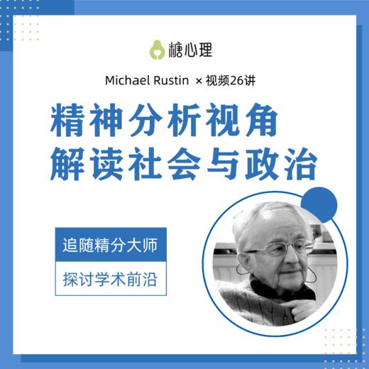 精神分析泰斗 Michael Rustin ：精神分析视角解读社会与政治 商品图0