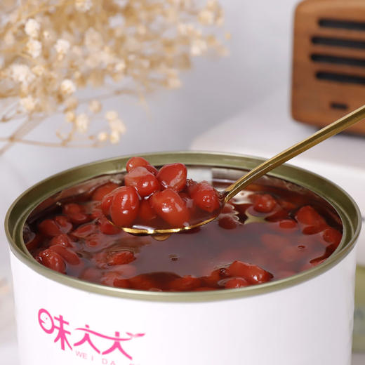 味大大红豆罐头950g/罐 开罐即食（小罐） 商品图2