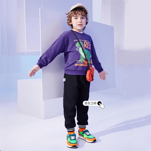 【商场同款】迪士尼童装男童卫衣秋季新品卡通简约酷帅休闲套头上衣 商品图6