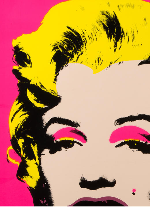 独角鹿西洋古董波普艺术家安迪·沃霍尔丝网版画《玛丽·莲梦露》 商品图1