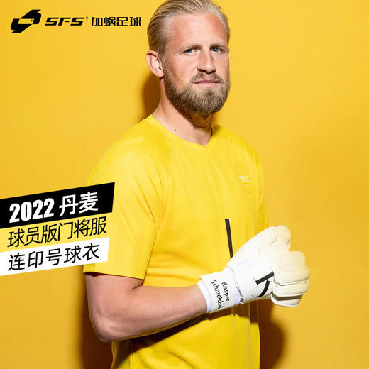 【连印号】SFS Hummel正品2022世界杯丹麦球员版足球守门员服舒梅切尔门将服 商品图0