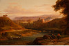 独角鹿西洋古董法国画家Fonville签名风景布面油画《意大利风景》 商品缩略图4