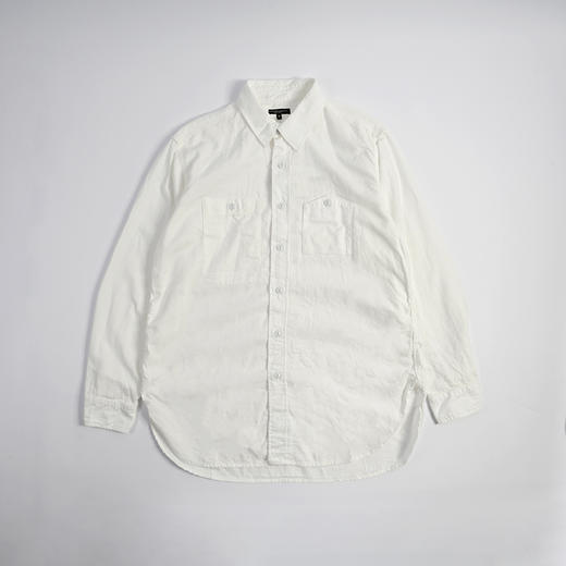 Engineered Garments Work Shirt 黑色法兰绒复古工装长袖衬衫 商品图1