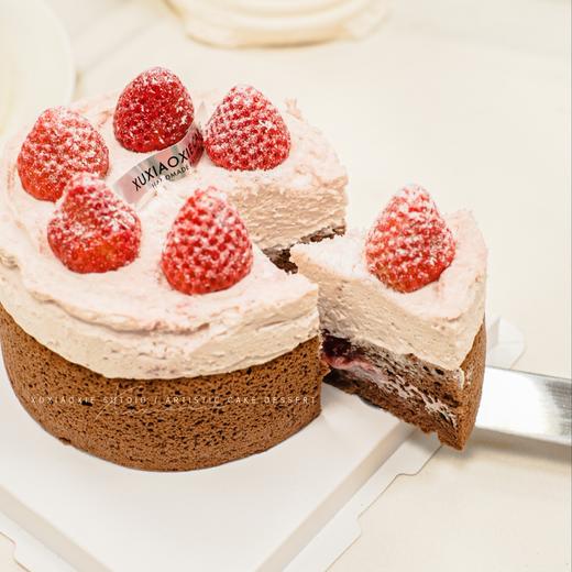 【草莓屋】草莓酸奶奶油爆浆（咖啡可可蛋糕胚？ 商品图0