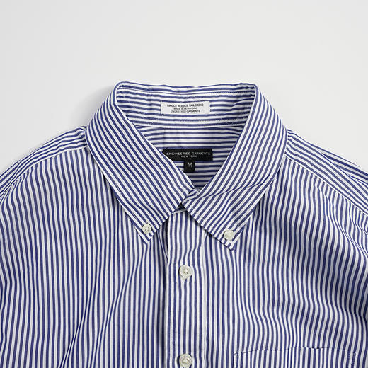 Engineered Garments BD Shirt 蓝白条纹19世纪复古长袖衬衫 商品图1