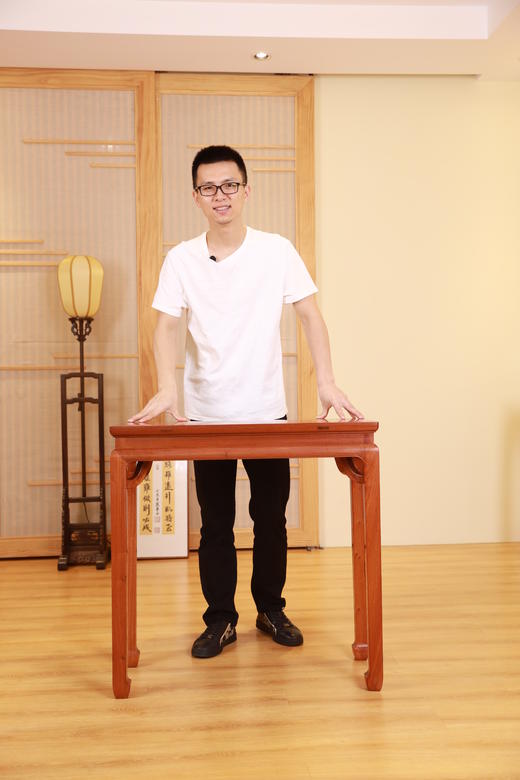 红桥红  家具严选  缅甸花梨（大果紫檀）【恭王府 霸王枨小条桌】 商品图2