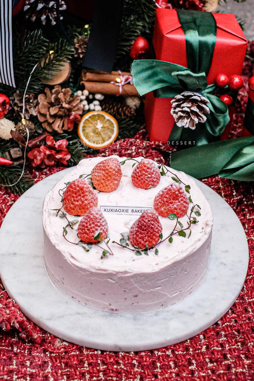 【草莓屋】三色巴斯克，kiri奶油奶酪，日本宇治抹茶，香味醇厚。 商品图3