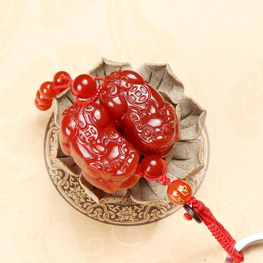 【红玛瑙貔貅挂饰】 商品图2