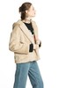 ZARA 米色连帽短绒外套 4373 商品缩略图2