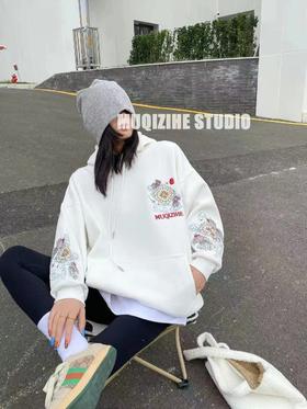 刺绣加绒卫衣（学生休闲）